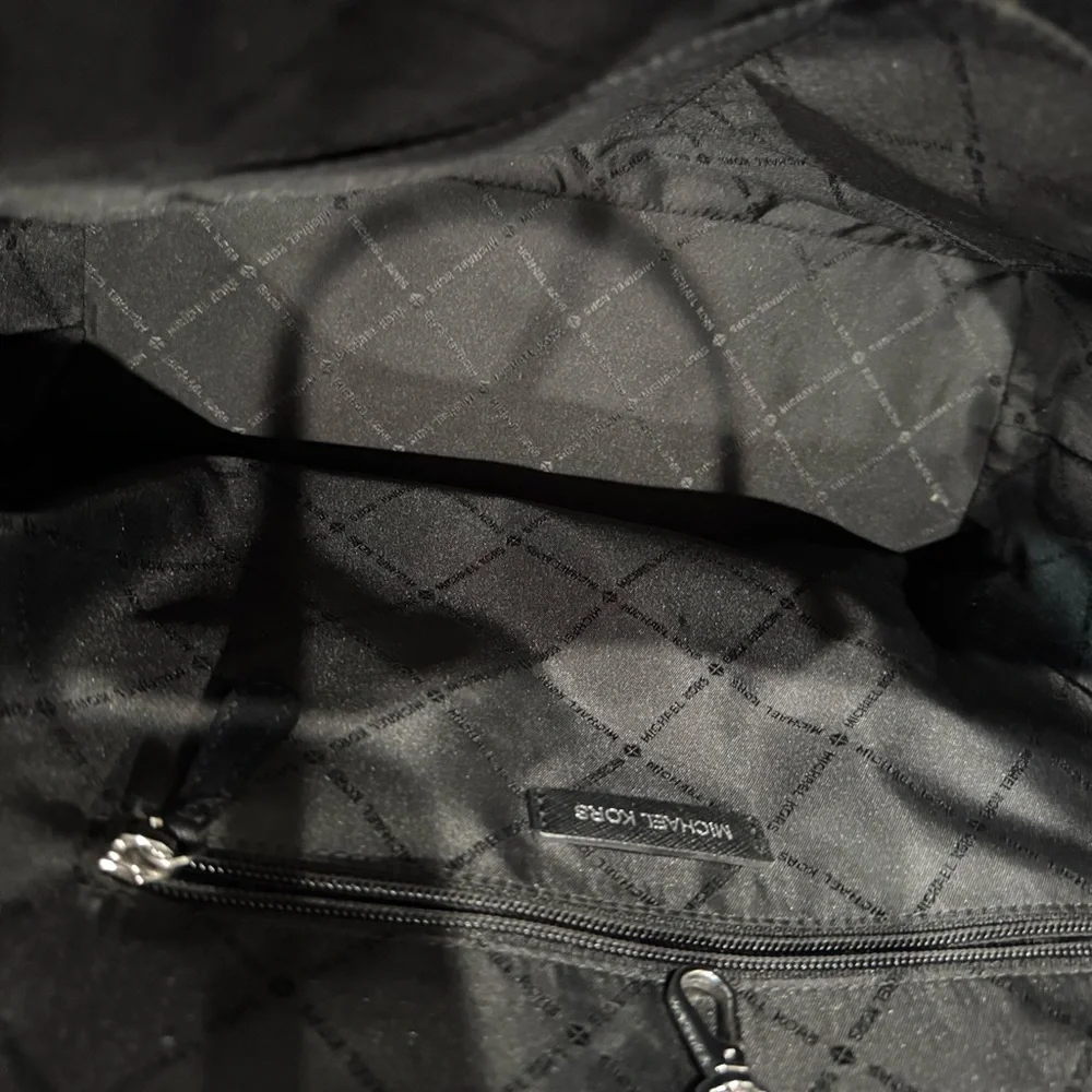 MK‎ Michael Kors Black London Tote Limited Edition Novelty Neon Signature Bag